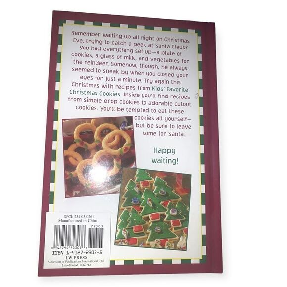 Kids Favorite Christmas Cookies Cookbook (HardCover) - Picture 4 of 4